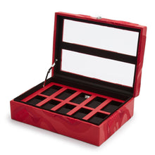 Load image into Gallery viewer, Wolf Memento Mori 10Pc Watch Box Red