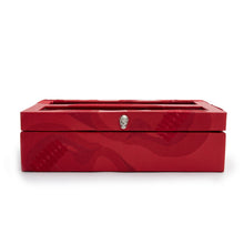 Load image into Gallery viewer, Wolf Memento Mori 10Pc Watch Box Red (V) | The Jewellery Boutique Australia