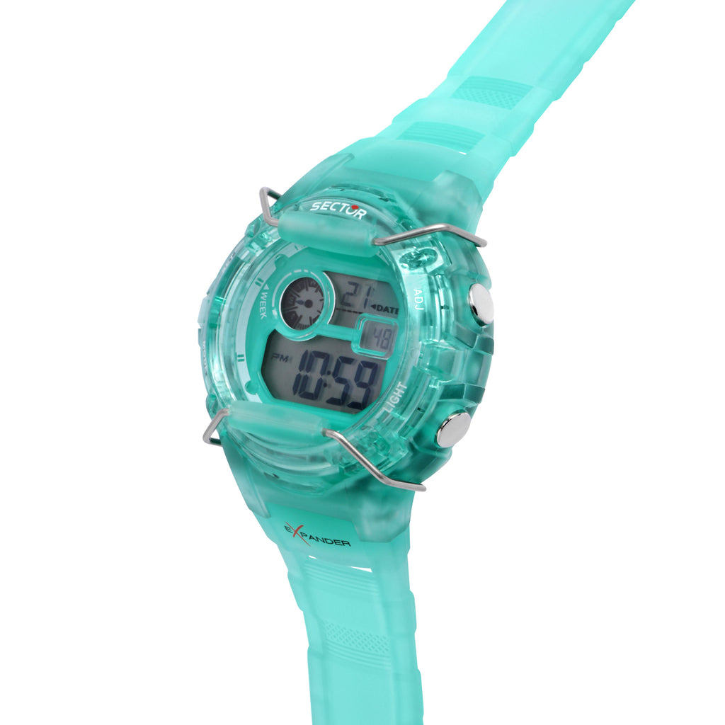 Sector EX-05 Light Blue Digital Watch