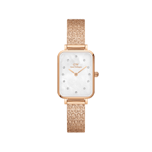 Load image into Gallery viewer, Daniel Wellington Quadro 20x26 Lumine Rose Gold Mother of Pearl White Watch