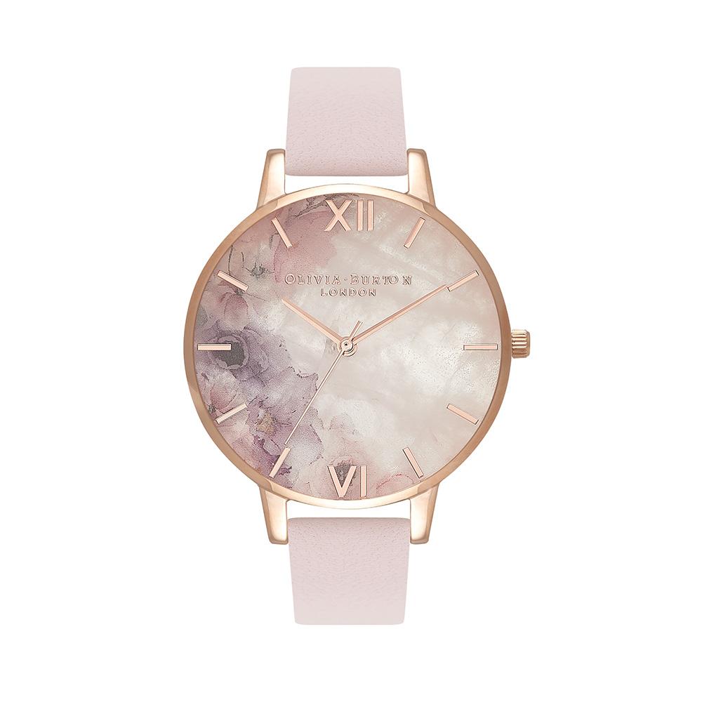 Olivia burton semi hotsell precious rose gold mesh