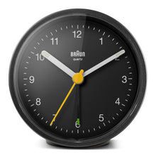 Load image into Gallery viewer, Braun Classic Analogue Alarm Clock Black
