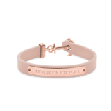 Paul Hewitt Signum Female Coordinates Rose Gold / Nude Bracelet - M