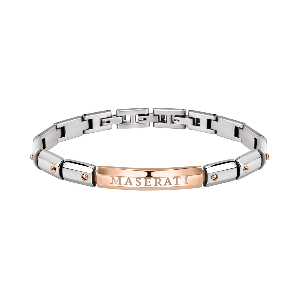 Maserati Jewels Men's Rose Gold Screw Bracelet