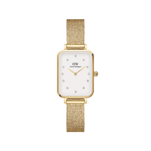 Load image into Gallery viewer, Daniel Wellington Quadro 20X26 Pressed Evergold Lumine Gold &amp; White Watch