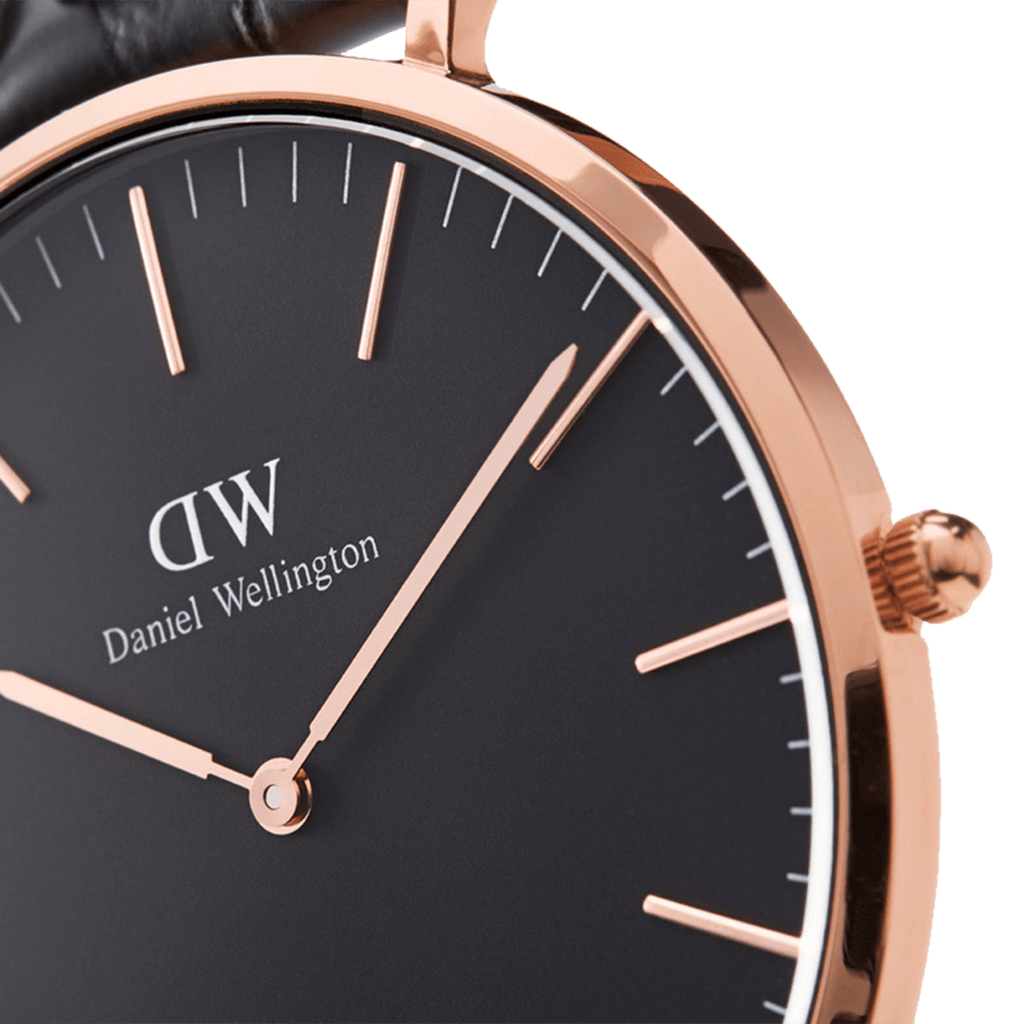 Daniel Wellington Classic 40 Bristol Rose Gold & Black Watch