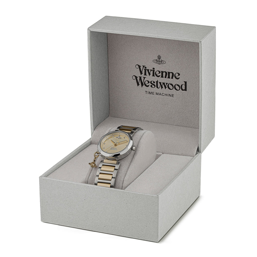 Vivienne Westwood Poplar Watch Two Tone Gold