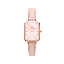 Load image into Gallery viewer, Daniel Wellington Quadro 20X26 Rouge Rose Gold Mother of Pearl Watch