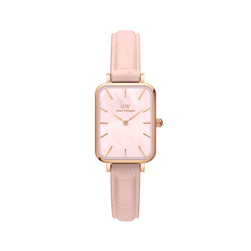 Daniel Wellington Quadro 20X26 Rouge Rose Gold Mother of Pearl Watch