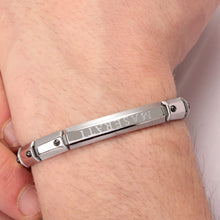 Load image into Gallery viewer, Maserati Jewels Men&#39;s Silver Bracelet