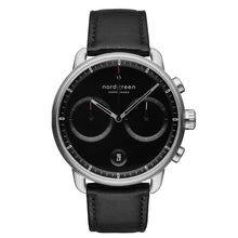 Load image into Gallery viewer, Nordgreen Pioneer 42mm Steel Black Watch