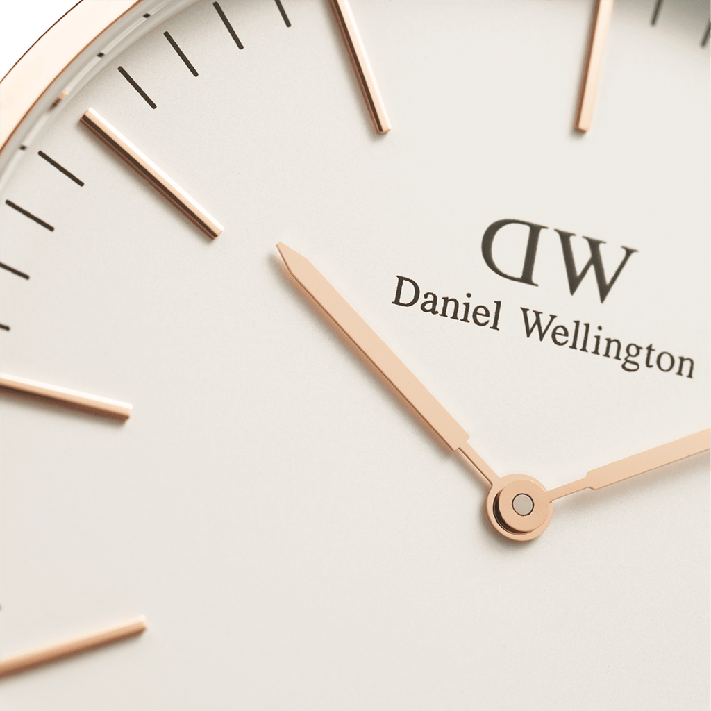 Daniel Wellington Classic 40 Glasgow Rose Gold & White Watch
