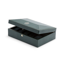 Load image into Gallery viewer, Wolf Analog Shift 10 Piece Watch Box Green