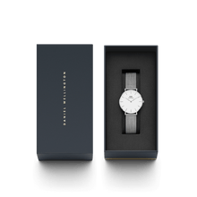 Load image into Gallery viewer, Daniel Wellington Petite 32 Silver &amp; White Watch