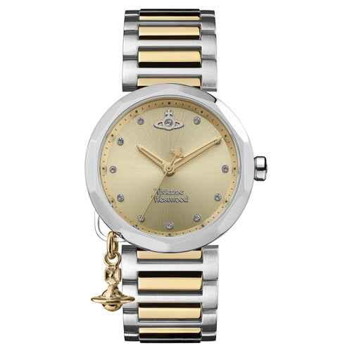 Vivienne Westwood Poplar Watch Two Tone Gold