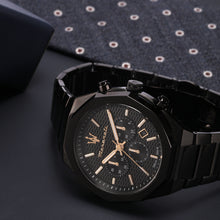 Load image into Gallery viewer, Maserati Stile Black Chronograph Watch