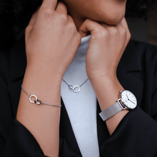 Load image into Gallery viewer, Daniel Wellington Elan Unity Bracelet Silver