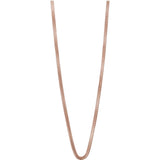 BERING Arctic Symphony Polished Rose Gold Necklace 45cm