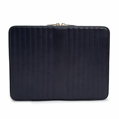 Wolf Maria Large Zip Case Navy | The Jewellery Boutique Australia