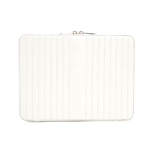 Wolf Maria Large Zip Case White | The Jewellery Boutique Australia