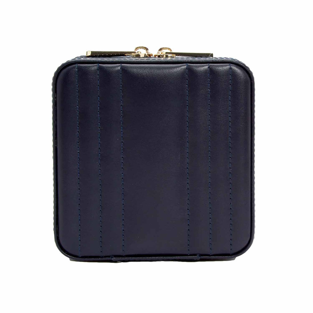 Wolf Maria Small Zip Case Navy | The Jewellery Boutique Australia