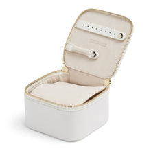 Load image into Gallery viewer, Wolf Maria Zip Jewellery Cube White | The Jewellery Boutique Australia