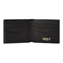 Load image into Gallery viewer, Wolf Logo Billfold Black Wallet