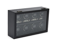 Load image into Gallery viewer, Wolf British Racing 8 Piece Watch Winder Black