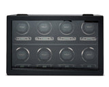 Wolf British Racing 8 Piece Watch Winder Black