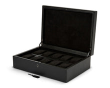 Load image into Gallery viewer, Wolf British Racing 10 Piece Watch Box Black