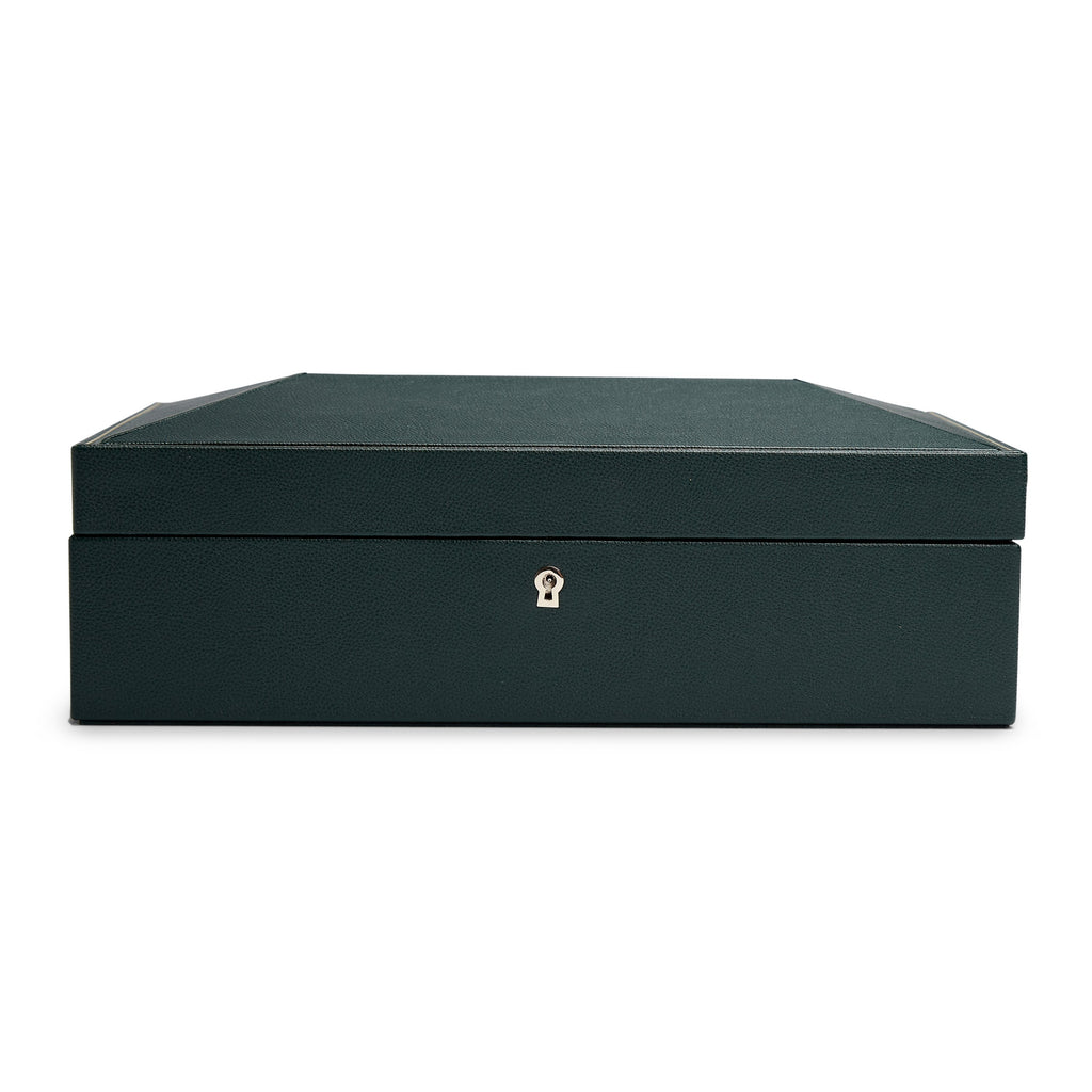 Wolf British Racing Green 10 Pc Watch Box (V) | The Jewellery Boutique Australia