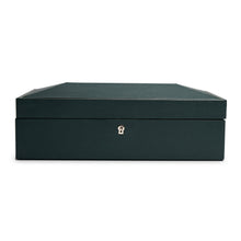 Load image into Gallery viewer, Wolf British Racing Green 10 Pc Watch Box (V) | The Jewellery Boutique Australia
