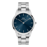 Daniel Wellington Iconic Link Arctic 40 Silver & Blue Watch