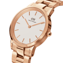 Load image into Gallery viewer, Daniel Wellington Iconic Link 36 Rose Gold &amp; White Watch