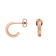 Load image into Gallery viewer, Daniel Wellington Classic Lumine Earrings Rose Gold
