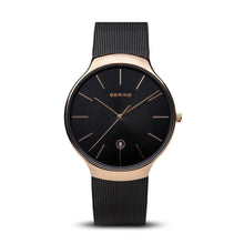 Load image into Gallery viewer, Bering Classic Collection 38mm Black Milanese Strap