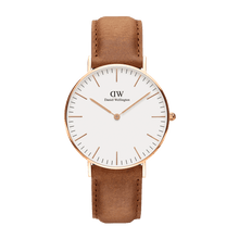 Load image into Gallery viewer, Daniel Wellington Classic 40 Durham Rose Gold &amp; White Watch