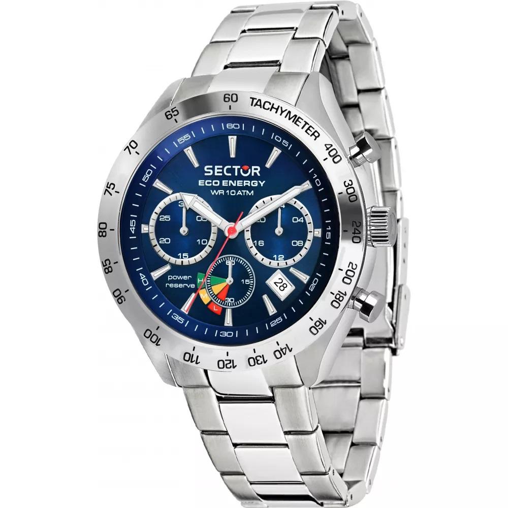 Sector 695 Solar Multifunction Blue Chronograph