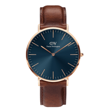 Load image into Gallery viewer, Daniel Wellington Classic 40 St Mawes Rose Gold Arctic Watch