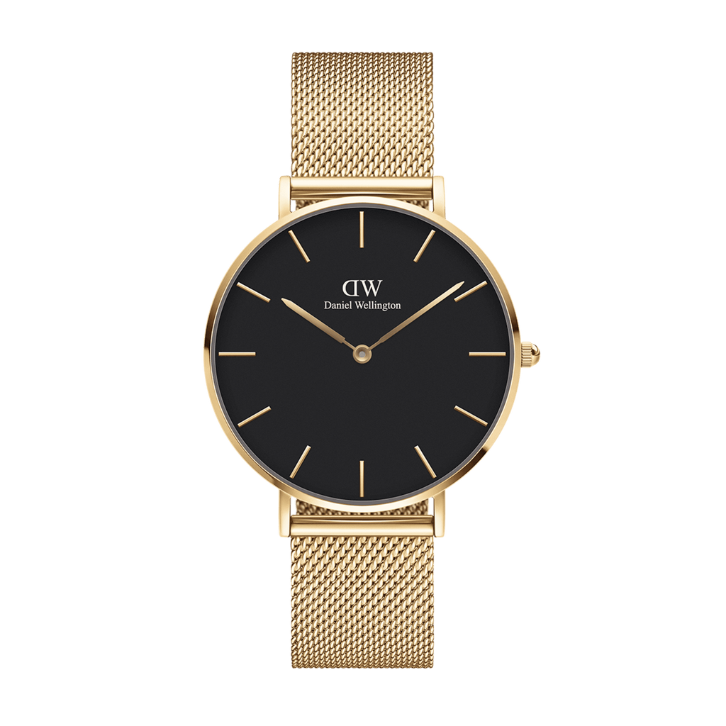 Daniel Wellington Petite 36 Evergold Gold & White Watch