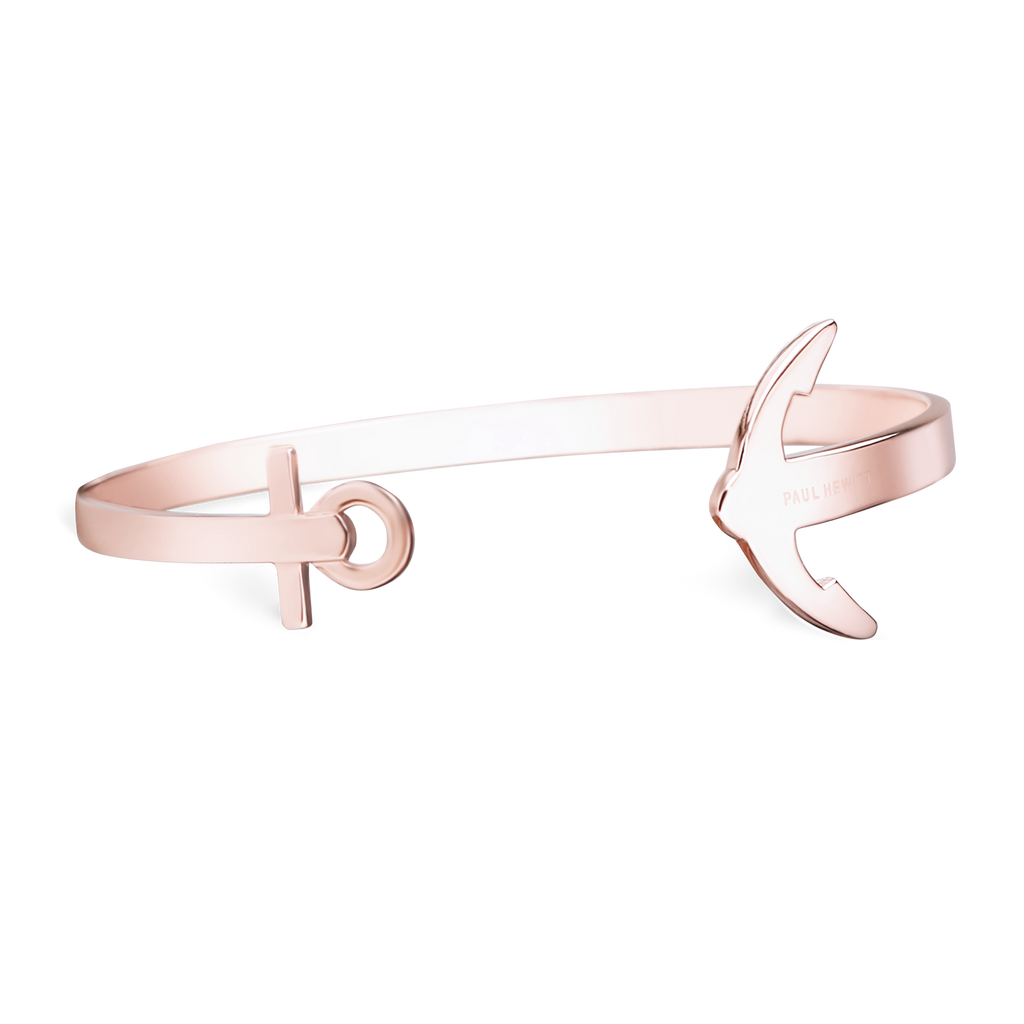 Paul Hewitt Ancuff Rose Gold Bracelet - M