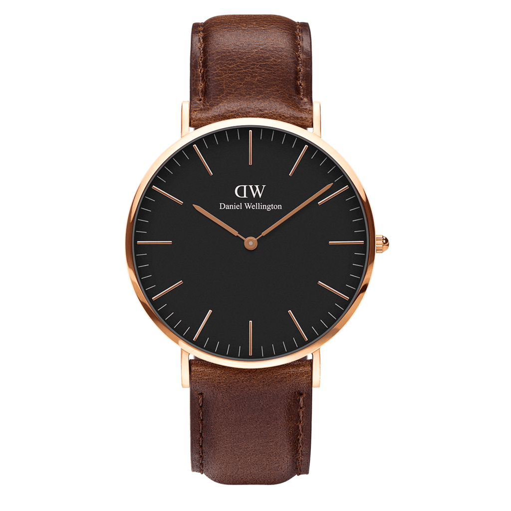 Daniel Wellington Classic 40 Bristol Rose Gold & Black Watch