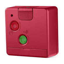Load image into Gallery viewer, Braun Classic Travel Analogue Alarm Clock Red