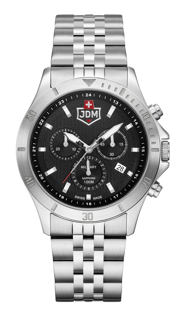JDM Military Delta Chrono Black Watch