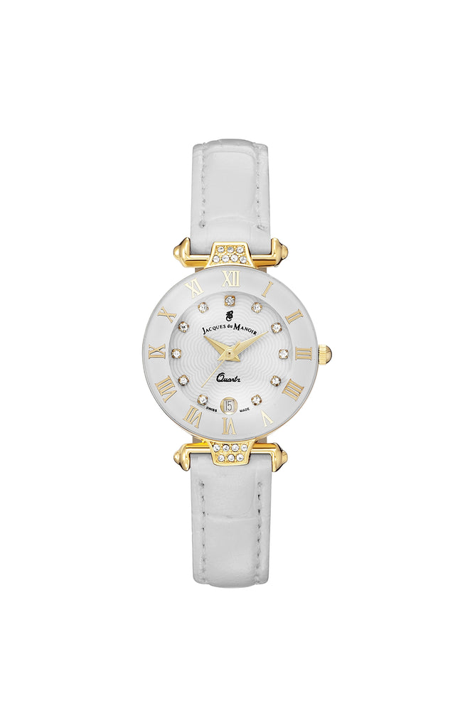 JDM Coupole Fashion 26mm Gold White Watch