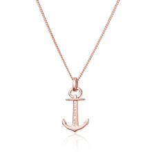 Load image into Gallery viewer, Paul Hewitt Anchor Spirit Rose Gold Necklace