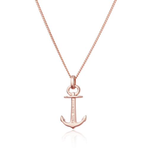 Paul Hewitt Anchor Spirit Rose Gold Necklace
