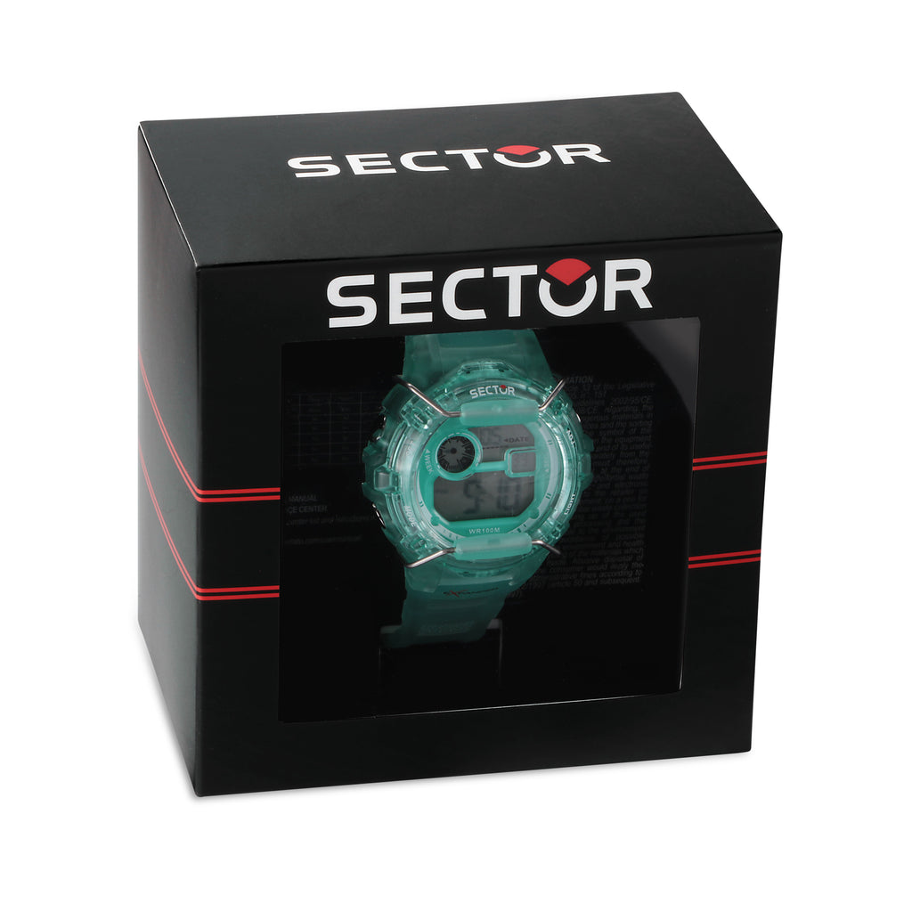 Sector EX-05 Light Blue Digital Watch