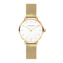 Load image into Gallery viewer, Paul Hewitt Modest White Sand Gold Mesh Watch