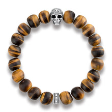 Load image into Gallery viewer, Thomas Sabo Bracelet &quot;Power Bracelet Skull With Lily&quot;